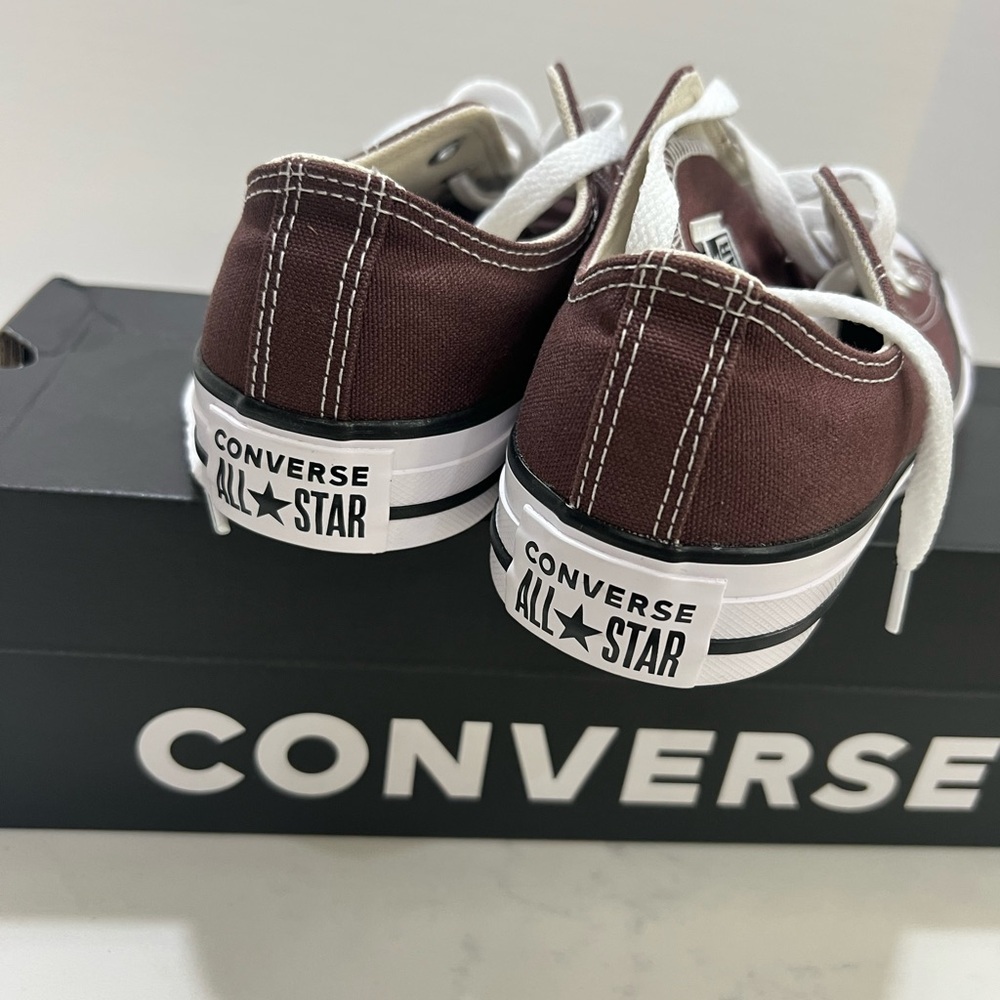 Converse Unisex Low Top Sneakers - Purple and White - Picture 7 of 11